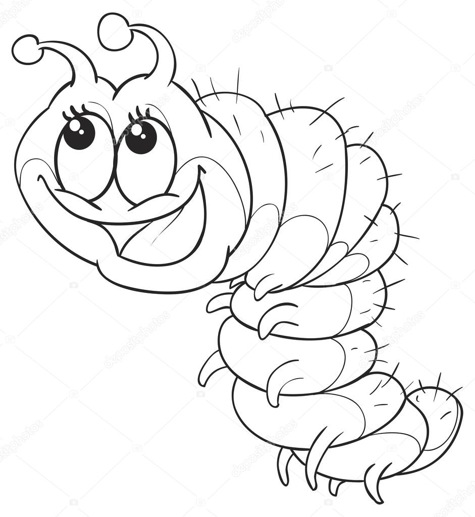 Happy cartoon Caterpillar Stock Vector Image by ©Kopirin #68543341 Happy cartoon Caterpillar Stock Vector Image by ©Kopirin #68543341