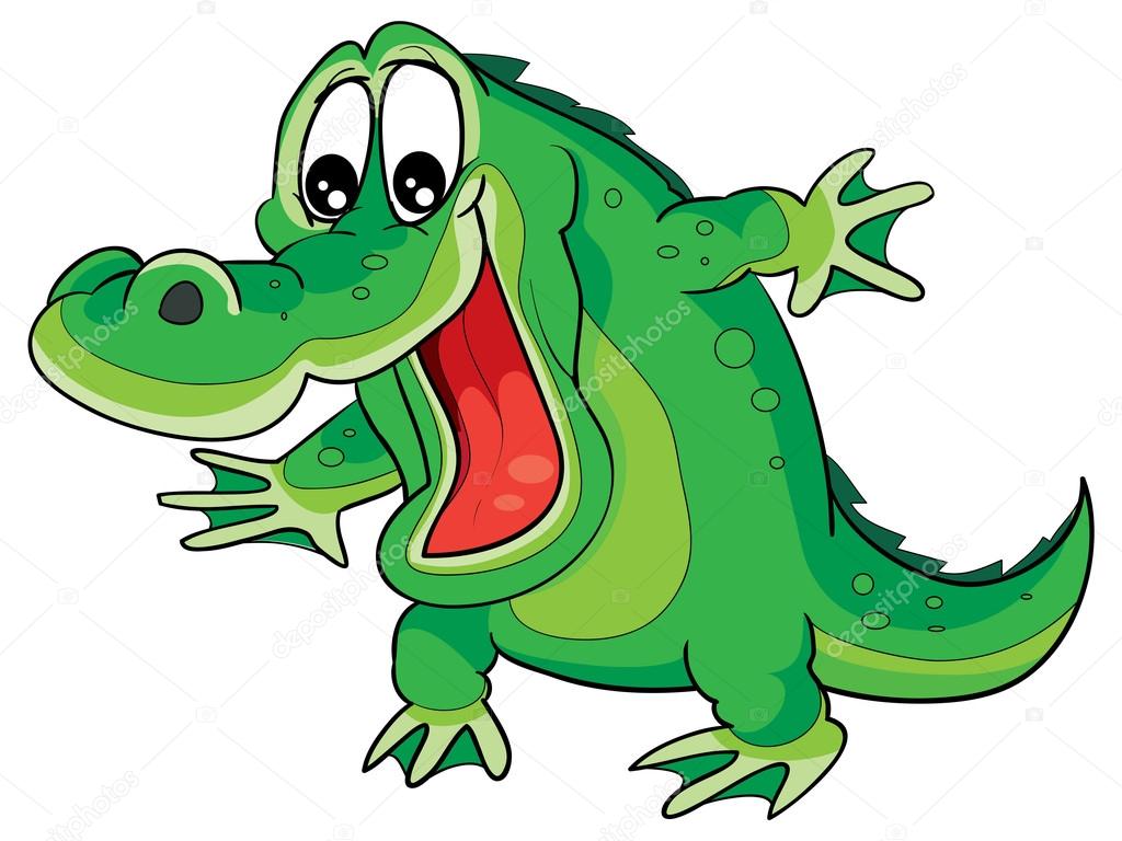 Cartoon happy Crocodile Stock Vector Image by ©Kopirin 68543507
