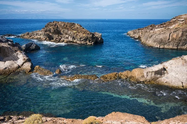 Rotsachtige kust van Tenerife — Stockfoto