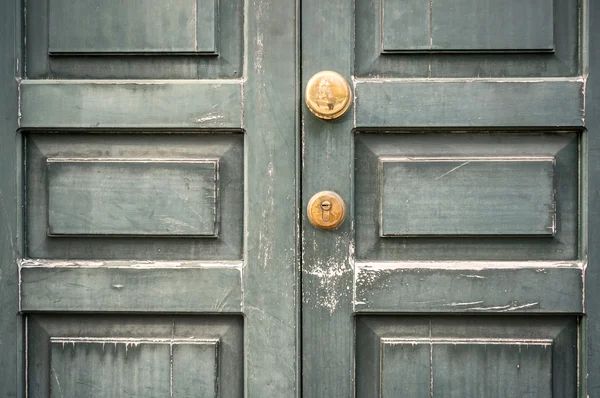 Fragmento da porta clássica — Fotografia de Stock