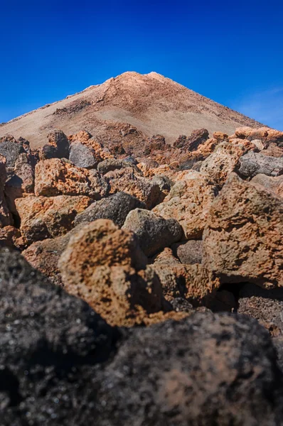 Teide piek krater — Stockfoto