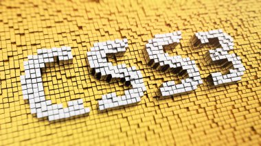 Pixelated Css3 resim