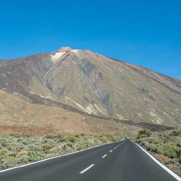 Camino al volcán — Foto de Stock