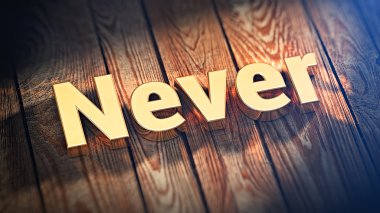 Hiçbir kelime zaman ahşap plakalar üzerinde