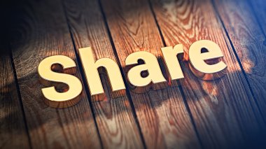 Ahşap plakalar paylaşımında Word