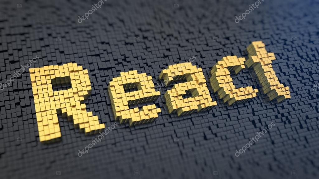 React cubics word Stock Photo by ©timbrk 103992750
