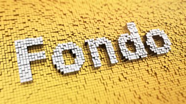 Pixelated Fondo kelime