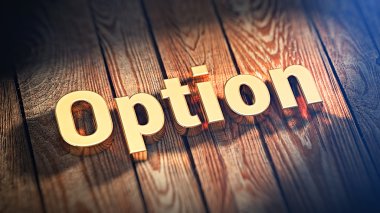 Kelime seçme hakkı üstünde ahşap plakalar