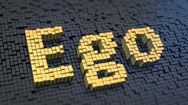 Ego cubics word — Stock Photo, Image
