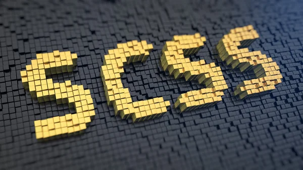 SCSS acronym cubics — Stock Photo, Image