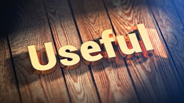 Word yararlı ahşap plakalar