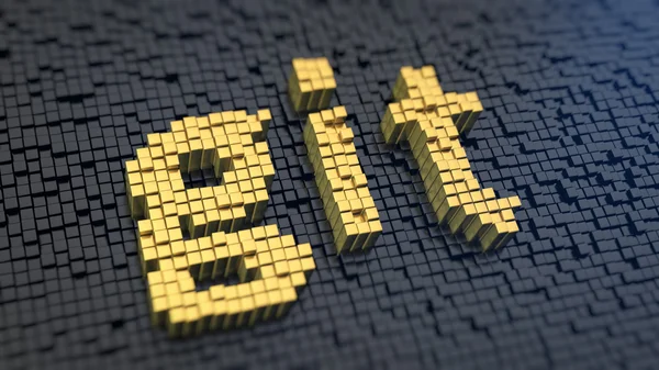 Git cubics förkortning — Stockfoto