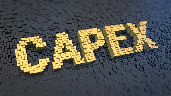 Acrónimo de CAPEX cubics — Foto de Stock