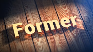 Word eski ahşap plakalar üzerinde