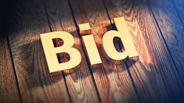 Ahşap plakalar kelime teklif