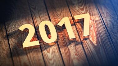 Yıl ahşap plakalar 2017