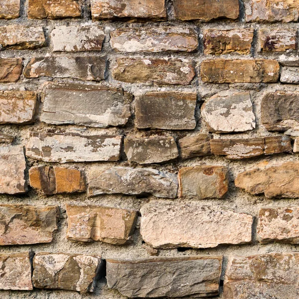 Hnědé kameny zdi cihlové zdi textury — Stock fotografie