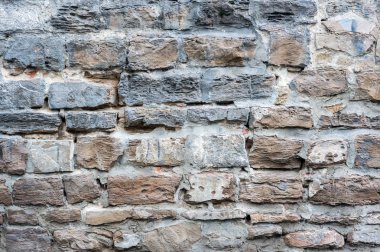Taş duvar tuğla dokusu