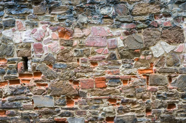 Red stone wall brickwork texture — Stock Photo, Image