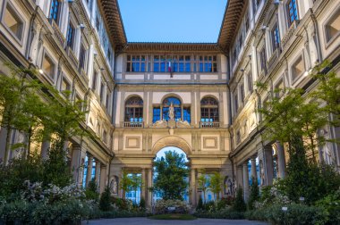 Floransa'da Uffizi Galerisi Sanat Müzesi