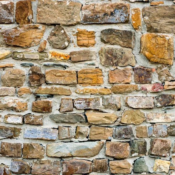 Colorful stones brickwork texture — Stock Photo, Image