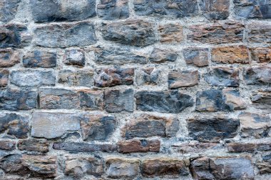 Taş duvar tuğla dokusu