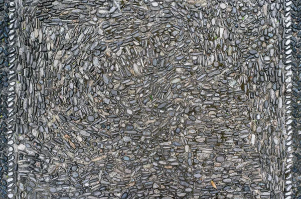 Mozaika textury z malých kamenů — Stock fotografie