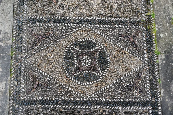 Geometric floor mosaic — Stock Photo, Image