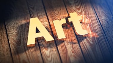 Word Art ahşap plakalar üzerinde