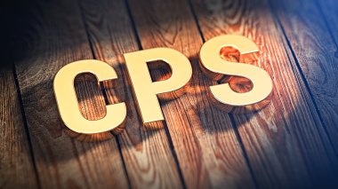 Kısaltma Cps ahşap plakalar üzerinde