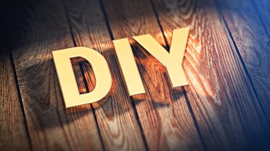 Kısaltma DIY ahşap plakalar üzerinde