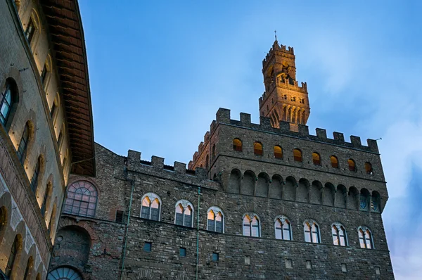 Palazzo Vecchio 측경 — 스톡 사진
