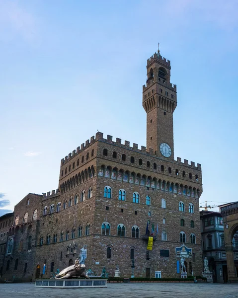 Florence fő tér — Stock Fotó