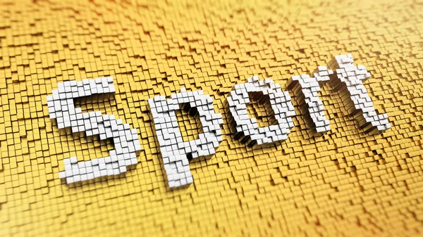 Pixelated sport — Stockfoto