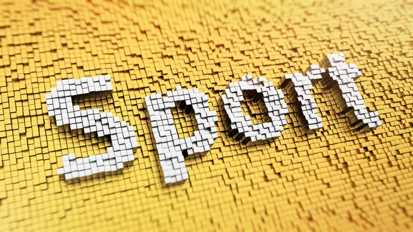 Pixelated sport — Stockfoto