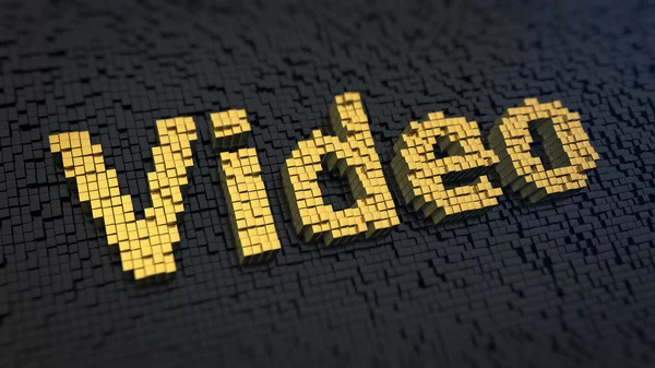Video cubics — Stockfoto