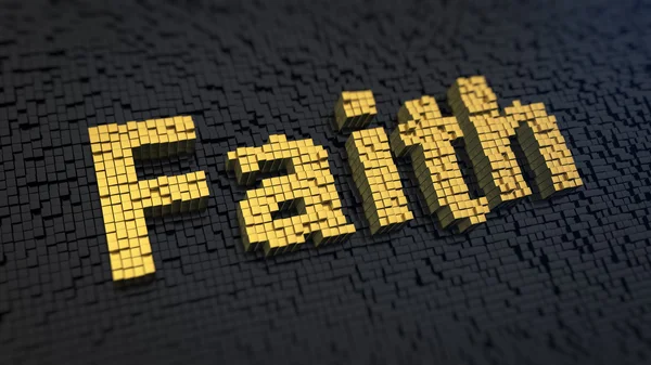 Faith cubics — Stock Photo, Image