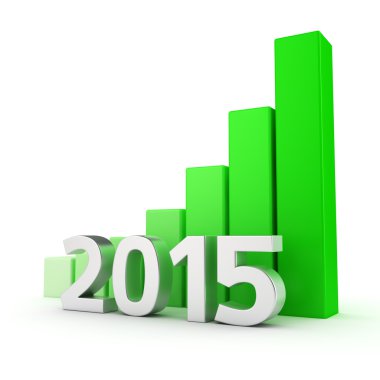 Growth of 2015 year clipart