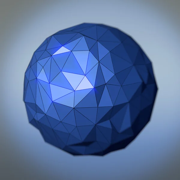 Esfera azul — Fotografia de Stock