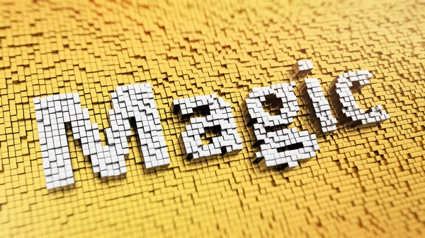 Pixelated Magic — Stockfoto