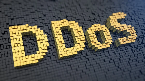 Cubicos DDoS — Foto de Stock