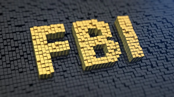 FBI třetí mocniny — Stock fotografie