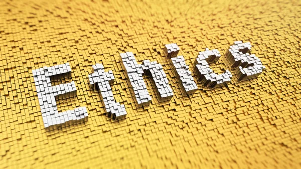 Pixelated Ethics — Stock Photo, Image