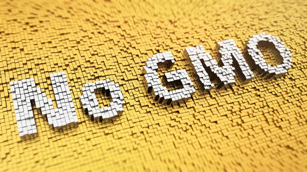 Pixelado sem gmo — Fotografia de Stock