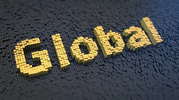 Cúbicas globais — Fotografia de Stock