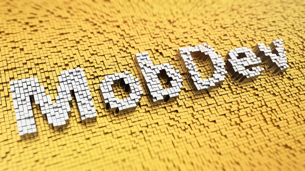 Pixelated MobDev — Stock Photo, Image