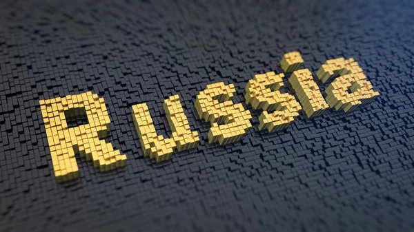 Russia cubics — Stock Photo, Image