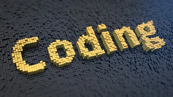 Coding cubics — Stock Photo, Image
