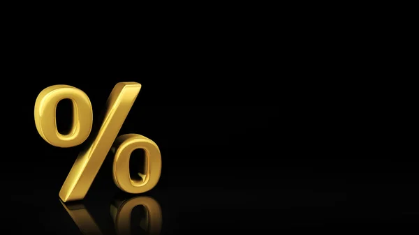 Percentage zwarte dia — Stockfoto
