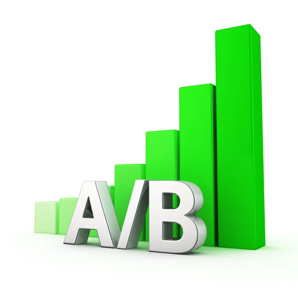 Growth of AB — Stock Photo, Image